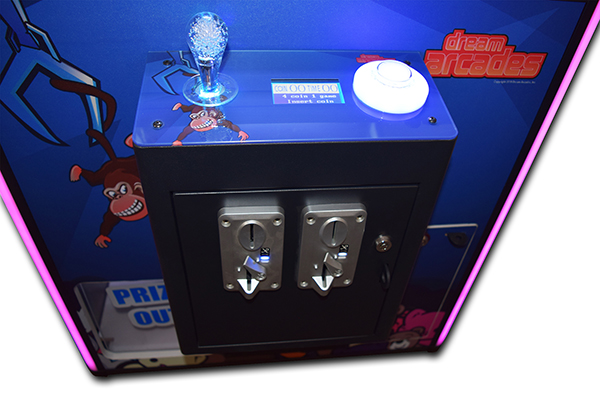 Super-Sized Claw Machine Controls & Coin Accepter