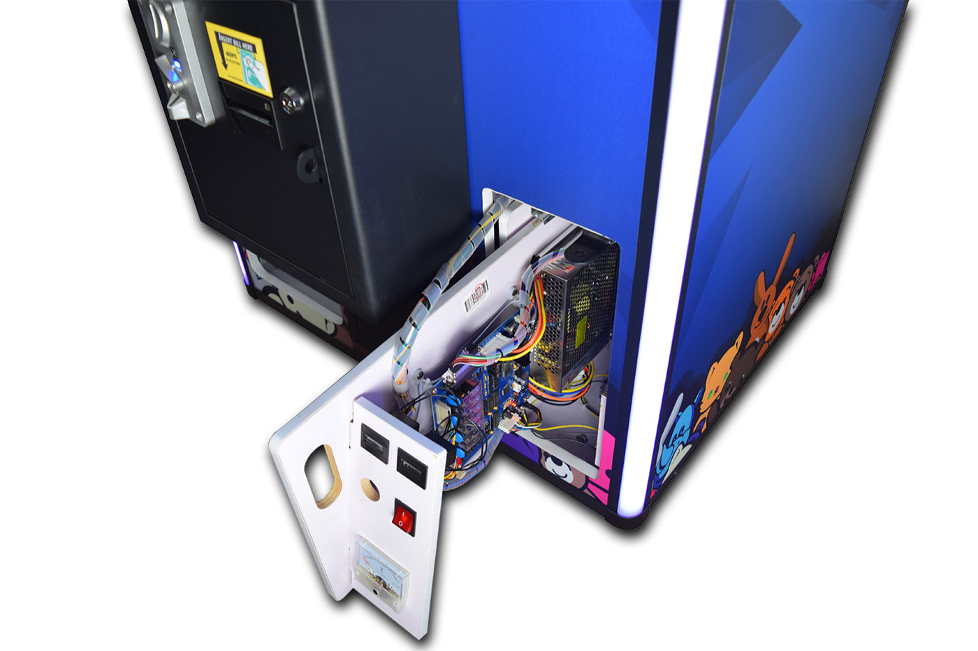 Super-Sized Claw Machine Internal Wiring